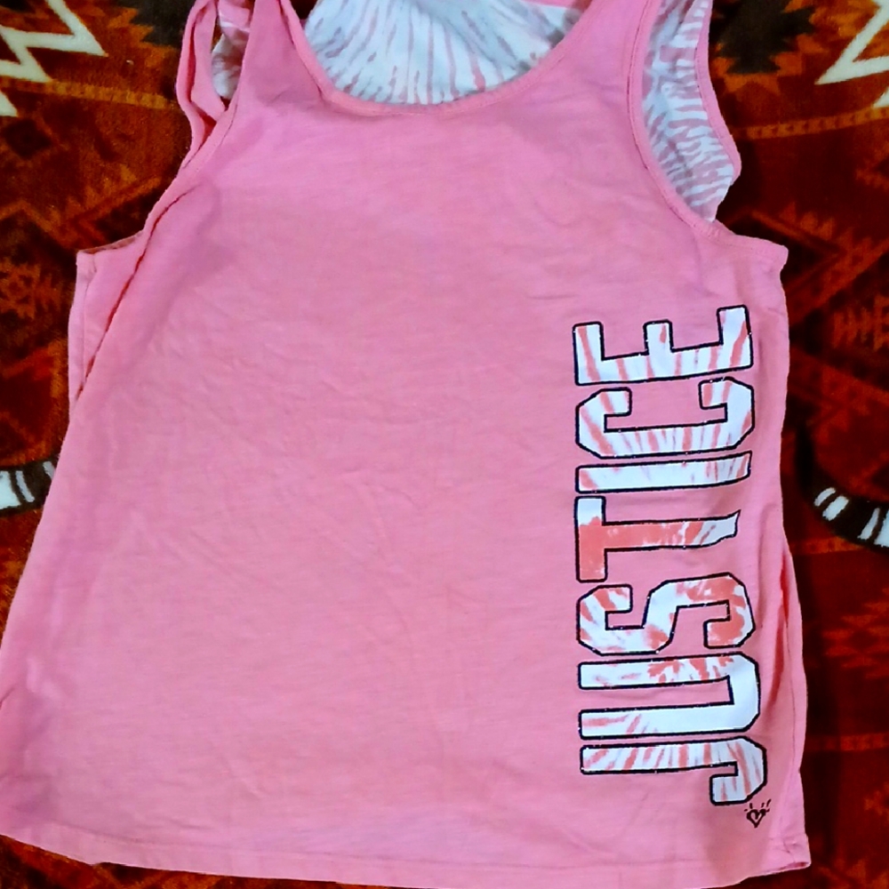 Justice Pink Tank Top for Kids